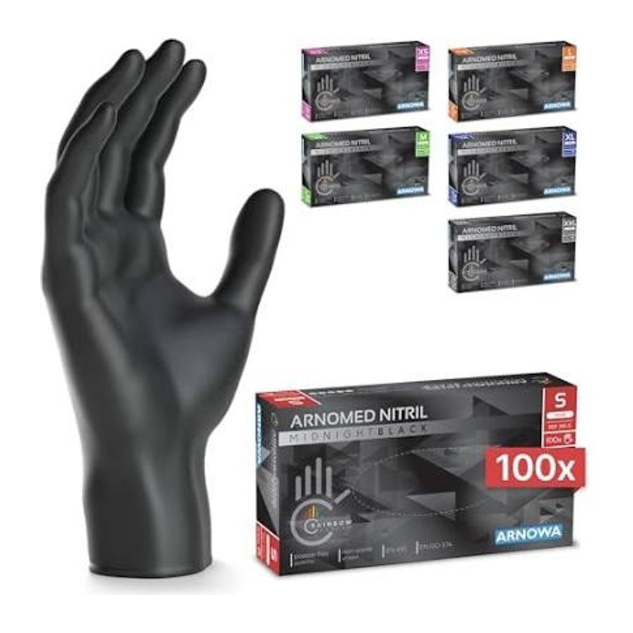 ARNOMED guantes de nitrilo desechables (100 uds.)