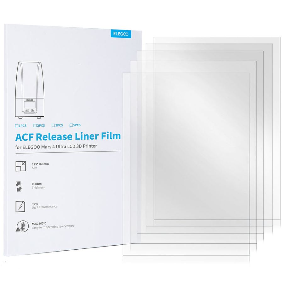 Film ACF de Elegoo para Mars 4 Ultra (5 unidades)