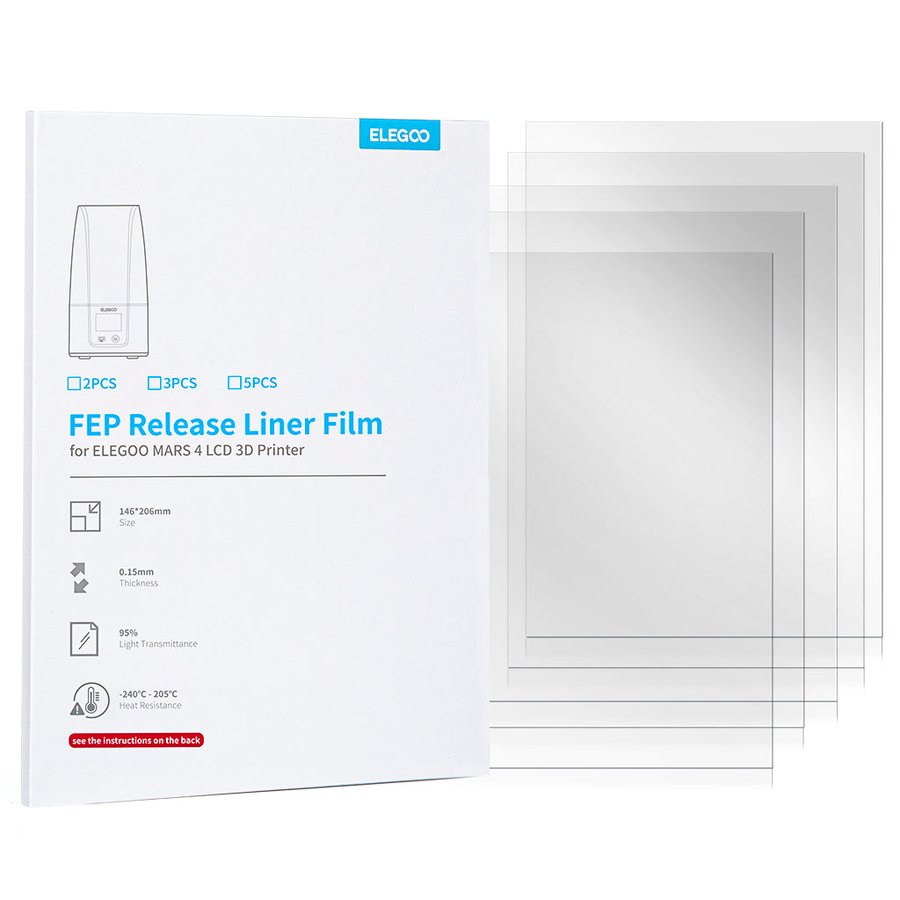 Elegoo FEP Film para Mars 4/5/5 Ultra (5 uds.)