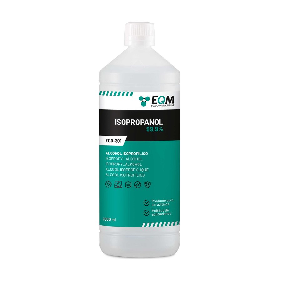 EQM ECO-301 alcohol isopropílico 99,9 % (1 L)